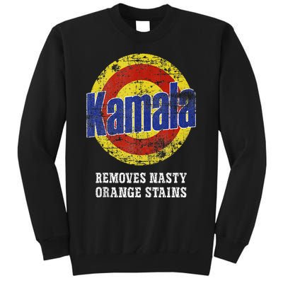 Kamala Removes Nasty Orange Stains Sweatshirt