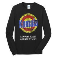 Kamala Removes Nasty Orange Stains Anti Trump 2024 Vote Tall Long Sleeve T-Shirt