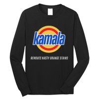 Kamala Removes Nasty Orange Stains Funny Long Sleeve Shirt