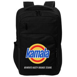 Kamala Removes Nasty Orange Stains Funny Impact Tech Backpack