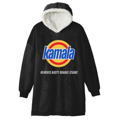 Kamala Removes Nasty Orange Stains Funny Hooded Wearable Blanket