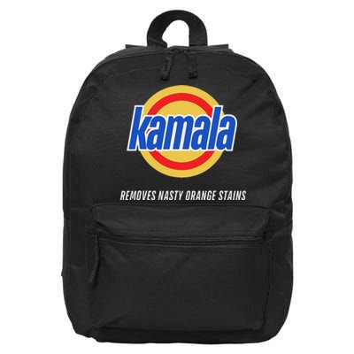 Kamala Removes Nasty Orange Stains Funny 16 in Basic Backpack