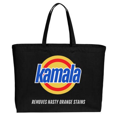 Kamala Removes Nasty Orange Stains Funny Cotton Canvas Jumbo Tote