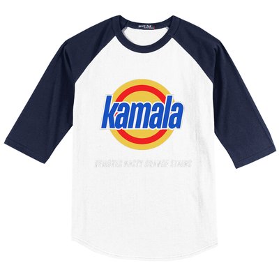 Kamala Removes Nasty Orange Stains Funny Baseball Sleeve Shirt