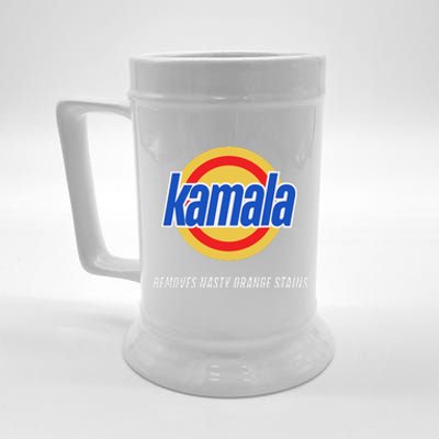 Kamala Removes Nasty Orange Stains Funny Beer Stein