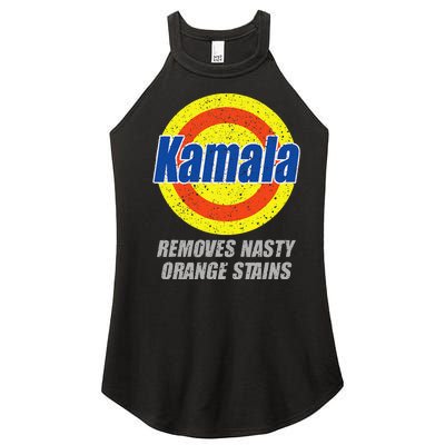 Kamala Removes Nasty Orange Stains Democrat President 2024 Gift Women’s Perfect Tri Rocker Tank