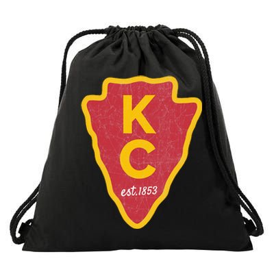 Kc Red Original Red Kansas City Drawstring Bag