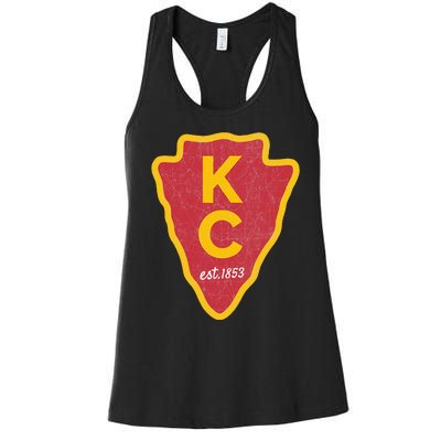 Kc Red Original Red Kansas City Women's Racerback Tank