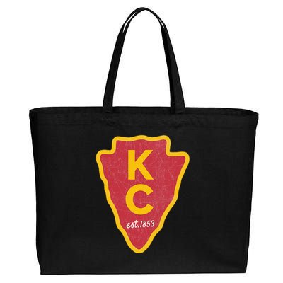 Kc Red Original Red Kansas City Cotton Canvas Jumbo Tote