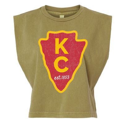 Kc Red Original Red Kansas City Garment-Dyed Women's Muscle Tee