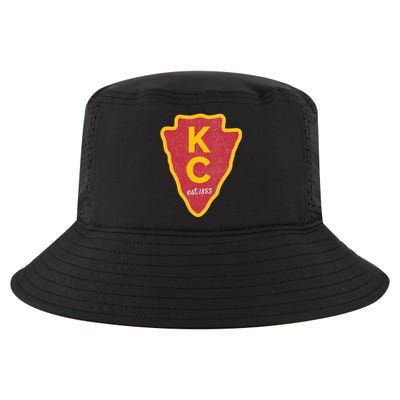 Kc Red Original Red Kansas City Kc Unique Est 1853 Kc Local Cool Comfort Performance Bucket Hat