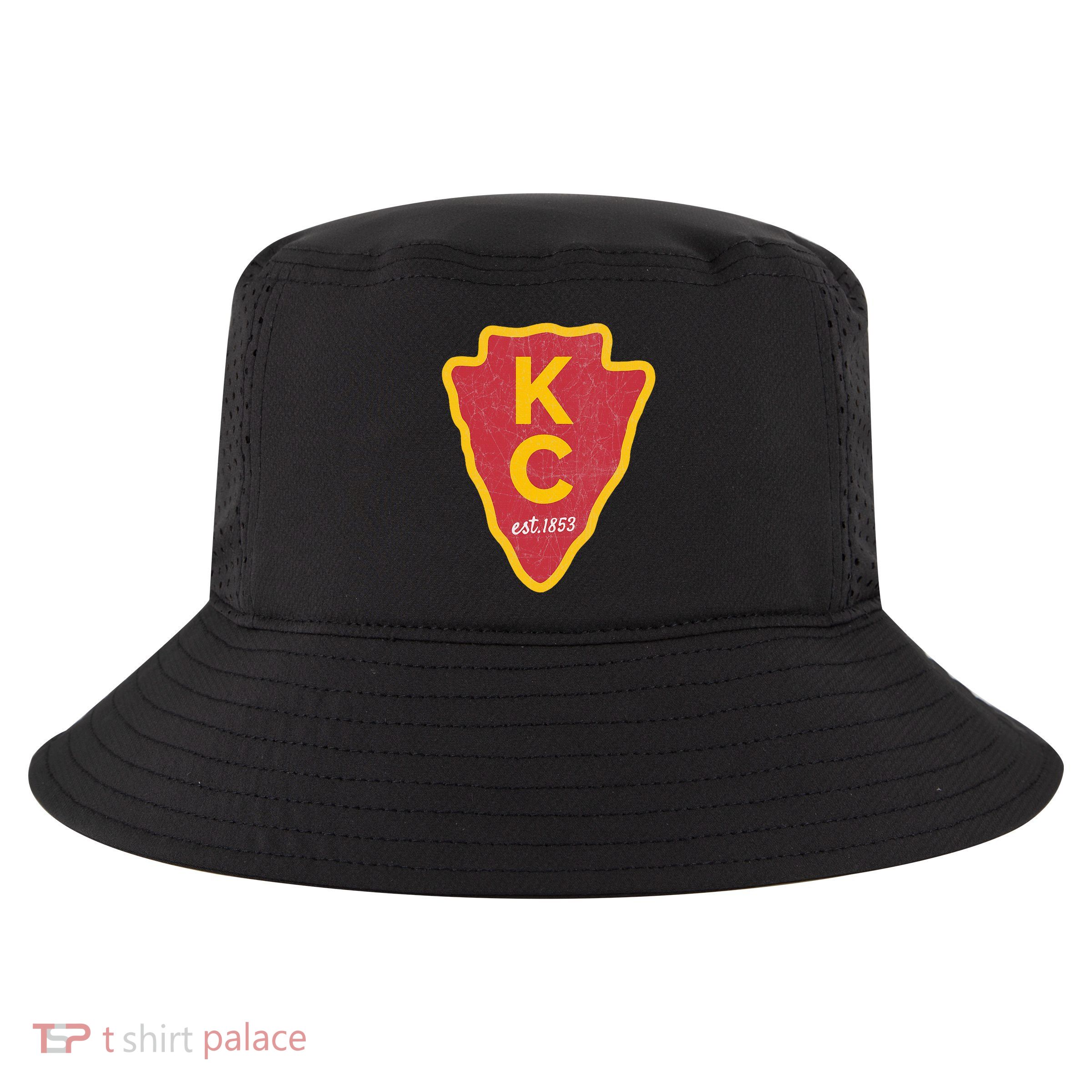 Kc Red Original Red Kansas City Kc Unique Est 1853 Kc Local Cool Comfort Performance Bucket Hat