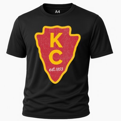 Kc Red Original Red Kansas City Kc Unique Est 1853 Kc Local Performance Shirt