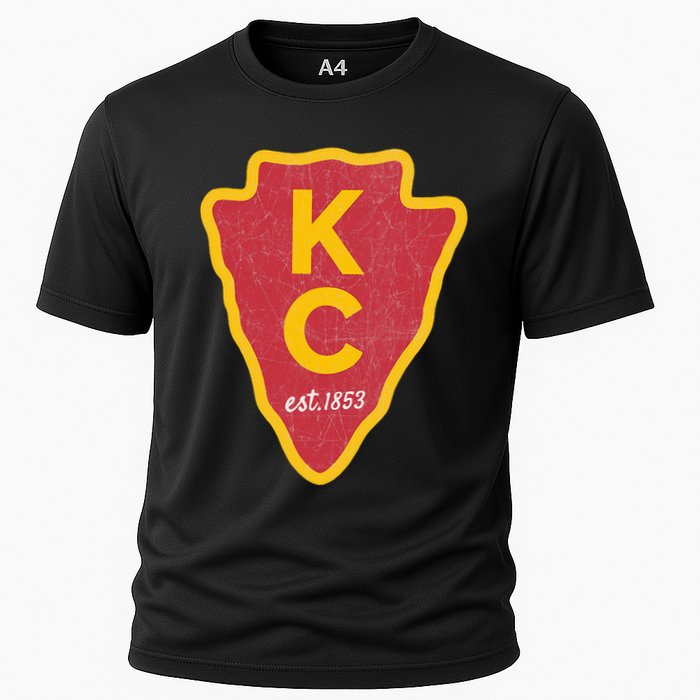 Kc Red Original Red Kansas City Kc Unique Est 1853 Kc Local Performance Shirt