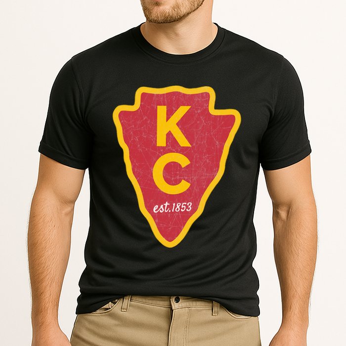Kc Red Original Red Kansas City Kc Unique Est 1853 Kc Local Performance Shirt