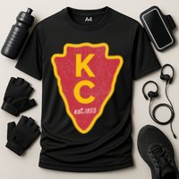 Kc Red Original Red Kansas City Kc Unique Est 1853 Kc Local Performance Shirt