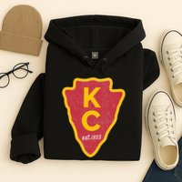 Kc Red Original Red Kansas City Kc Unique Est 1853 Kc Local Hoodie