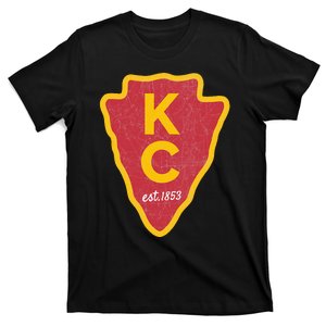 Kc Red Original Red Kansas City Kc Unique Est 1853 Kc Local T-Shirt