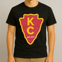 Kc Red Original Red Kansas City Kc Unique Est 1853 Kc Local T-Shirt