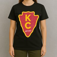 Kc Red Original Red Kansas City Kc Unique Est 1853 Kc Local T-Shirt