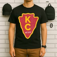 Kc Red Original Red Kansas City Kc Unique Est 1853 Kc Local T-Shirt