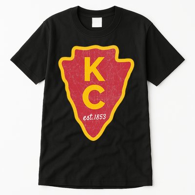 Kc Red Original Red Kansas City Kc Unique Est 1853 Kc Local Tall T-Shirt