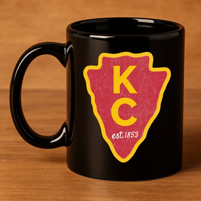 Kc Red Original Red Kansas City Kc Unique Est 1853 Kc Local 11oz C Handle Ceramic Mug