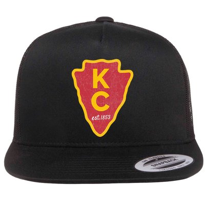 Kc Red Original Red Kansas City Kc Unique Est 1853 Kc Local Flatbill Hat