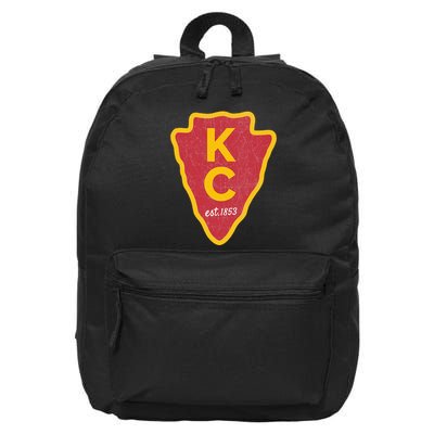 Kc Red Original Red Kansas City Kc Unique Est 1853 Kc Local 16 in Basic Backpack