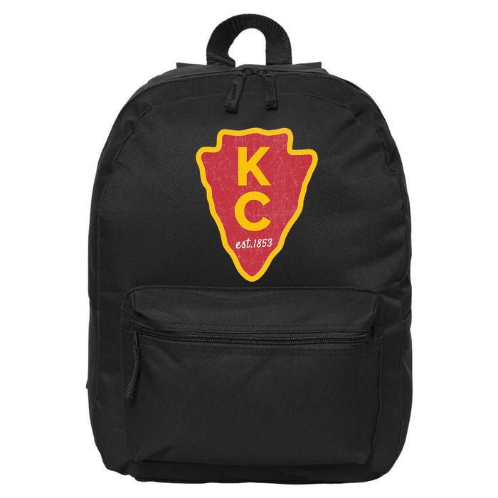 Kc Red Original Red Kansas City Kc Unique Est 1853 Kc Local 16 in Basic Backpack