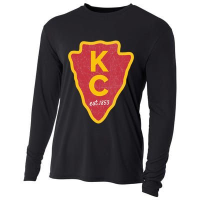 Kc Red Original Red Kansas City Kc Unique Est 1853 Kc Local Cooling Performance Long Sleeve Crew