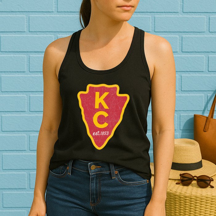 Kc Red Original Red Kansas City Kc Unique Est 1853 Kc Local Womens Tank Top