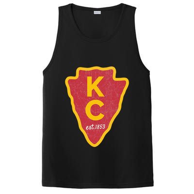 Kc Red Original Red Kansas City Kc Unique Est 1853 Kc Local PosiCharge Competitor Tank
