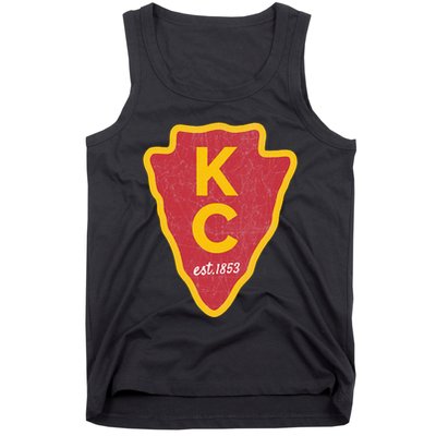Kc Red Original Red Kansas City Kc Unique Est 1853 Kc Local Tank Top