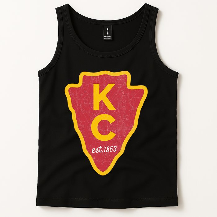 Kc Red Original Red Kansas City Kc Unique Est 1853 Kc Local Tank Top