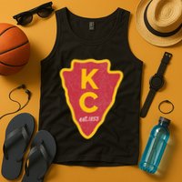 Kc Red Original Red Kansas City Kc Unique Est 1853 Kc Local Tank Top