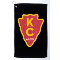 Kc Red Original Red Kansas City Kc Unique Est 1853 Kc Local Golf Towel