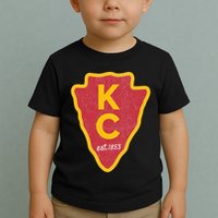 Kc Red Original Red Kansas City Kc Unique Est 1853 Kc Local Toddler T-Shirt