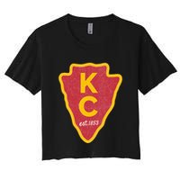 Kc Red Original Red Kansas City Kc Unique Est 1853 Kc Local Crop Top