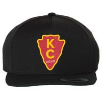 Kc Red Original Red Kansas City Kc Unique Est 1853 Kc Local Wool Snapback Cap
