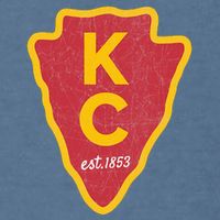 Kc Red Original Red Kansas City Kc Unique Est 1853 Kc Local Garment-Dyed Sweatshirt