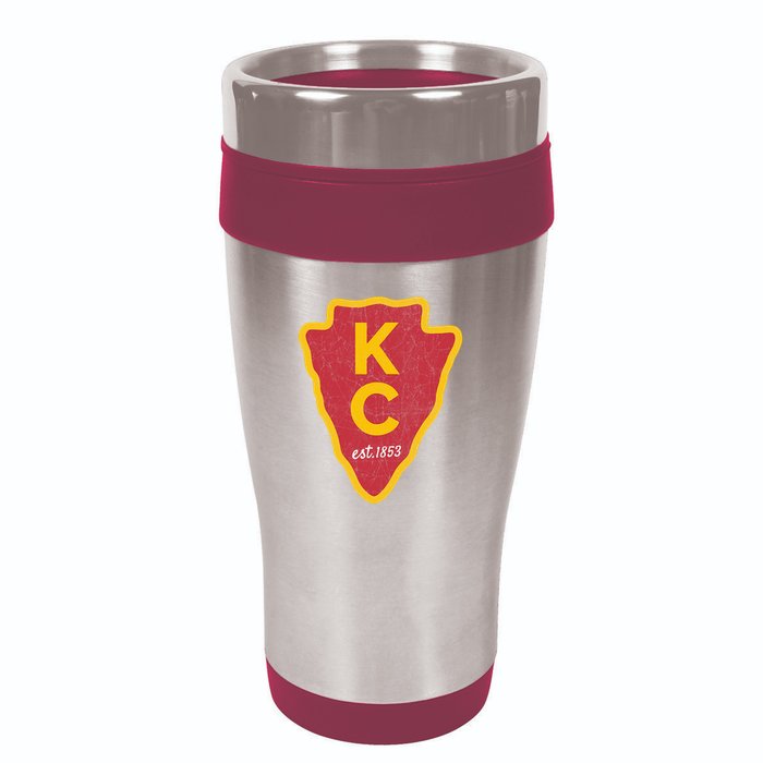 Kc Red Original Red Kansas City Kc Unique Est 1853 Kc Local 16oz Travel Tumbler