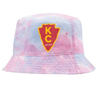 Kc Red Original Red Kansas City Kc Unique Est 1853 Kc Local Tie-Dyed Bucket Hat