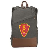 Kc Red Original Red Kansas City Kc Unique Est 1853 Kc Local Cotton Canvas Backpack