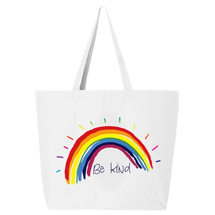 Kindness Rainbow Positive Message Be Kind 25L Jumbo Tote