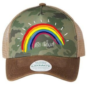 Kindness Rainbow Positive Message Be Kind Legacy Tie Dye Trucker Hat