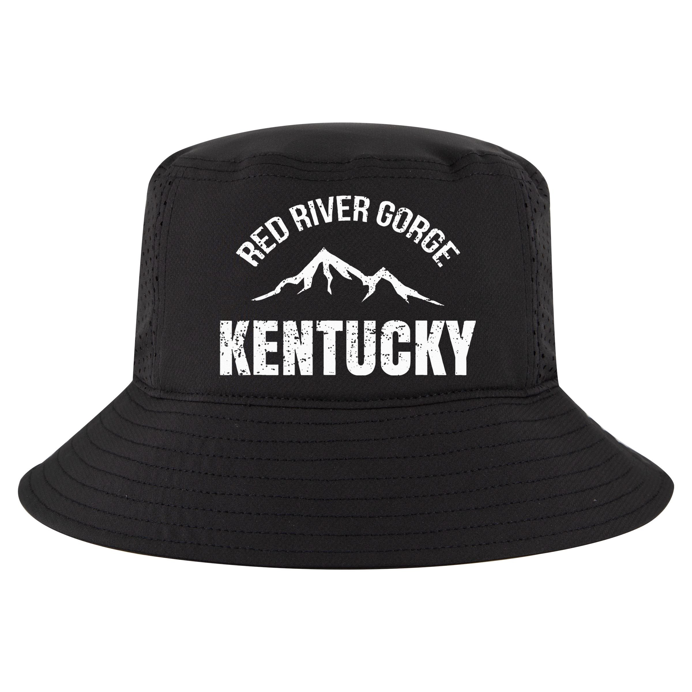 Kentucky Red River Gorge Canyon Daniel Boone Cool Comfort Performance Bucket Hat