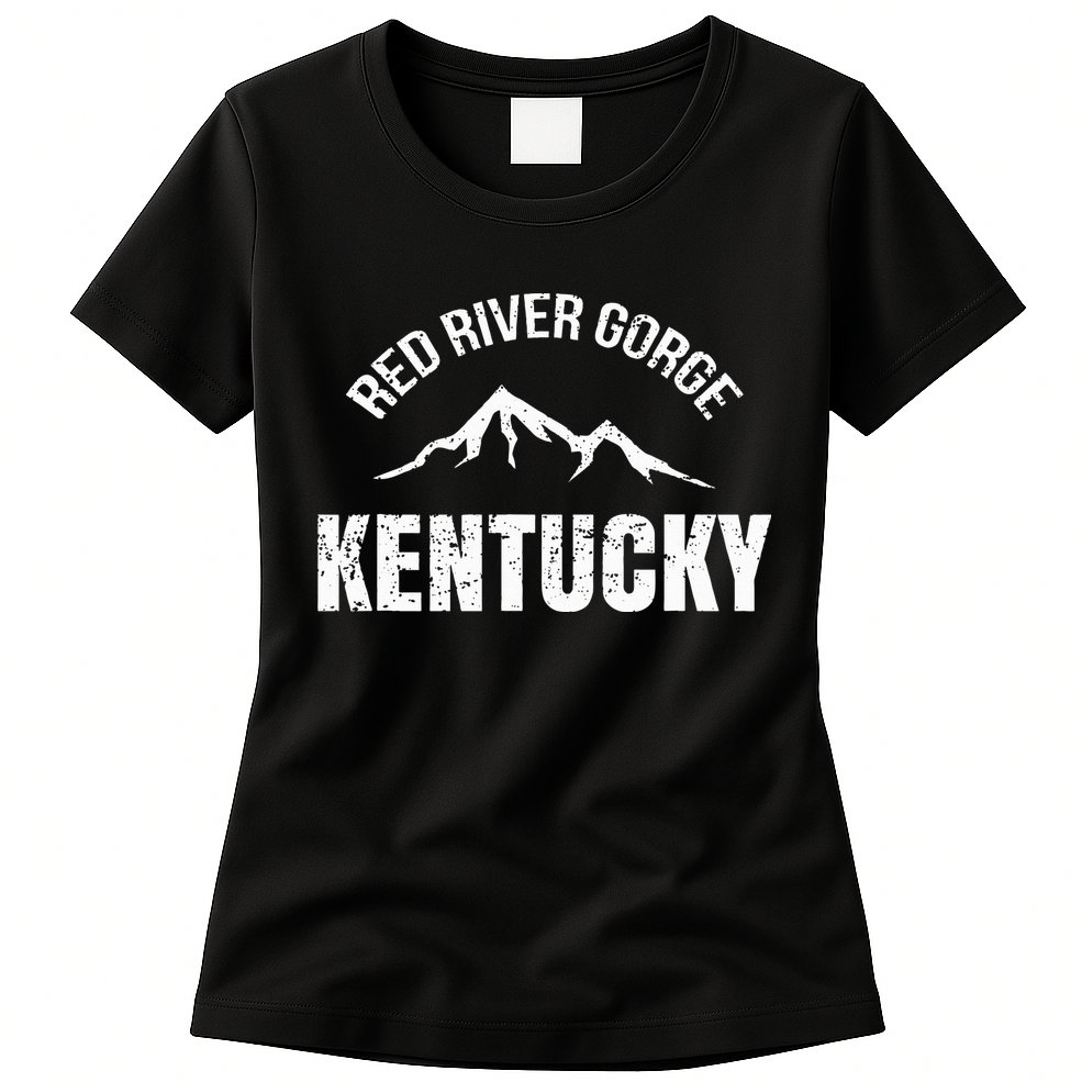 Kentucky Red River Gorge Canyon Daniel Boone Womens T-Shirt