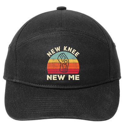 Knee Replacement Recovery New Knee New Me 7-Panel Snapback Hat