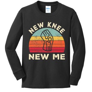 Knee Replacement Recovery New Knee New Me Kids Long Sleeve Shirt